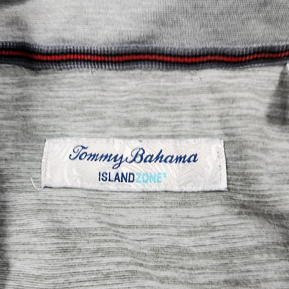 Alabama Crimson Tide Shirt Mens Medium Football Tommy Bahama Island Zone 1/4 Zip - Picture 2 of 12